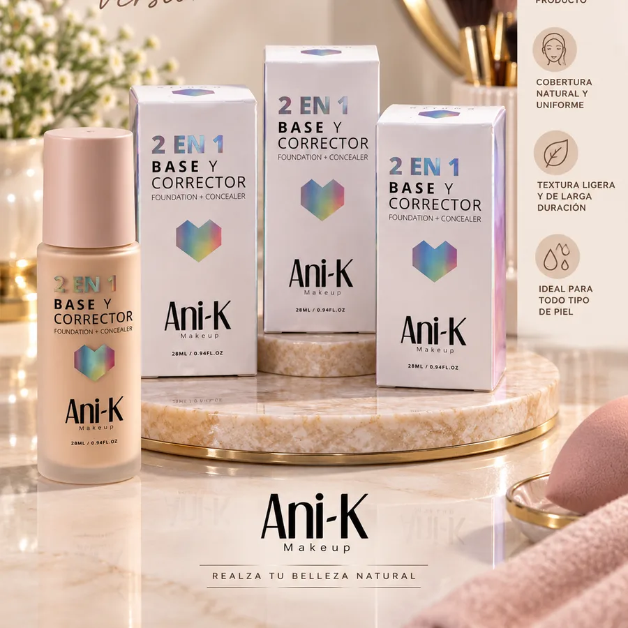 Base+Corrector 2 en 1  Anik