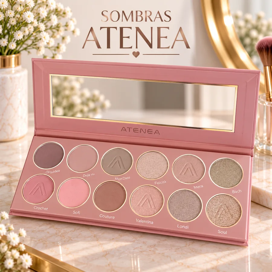 Paleta de Sombras Atenea Rose